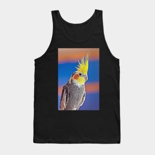 For The Love Of Cockatiels: Photo + Digital Art Tank Top